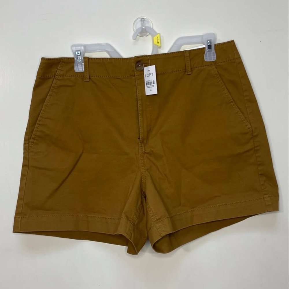 Loft NWT curvy washed twill shorts